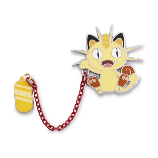 Pin - Meowth Cadena - Pokemon Center - Pin Pokemon Originales Tcg